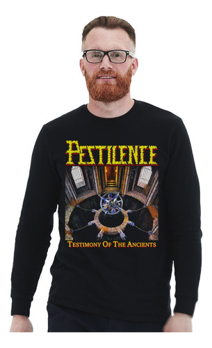 Polera Ml Pestilence Testimony Of The Ancients Metal Impresi