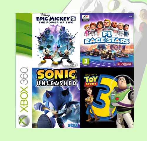 Jogos Xbox 360 transferência de Licença Mídia Digital - Sonic Unleashed