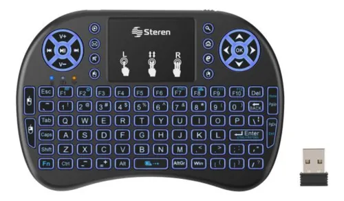 Teclado + Touchpad Genérico Tmb01 Qwerty Retroiluminado