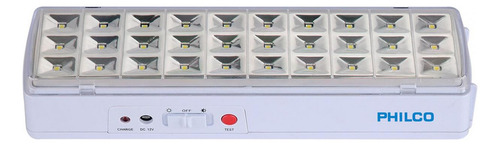 Lámpara De Emergencia 30 Led 120lm Philco Color Blanco