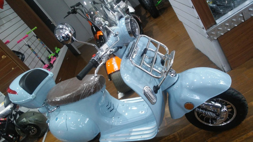 Imagen 15 de 25 de Moto Scooter Vespa Vintage Sunra Electrica Litio