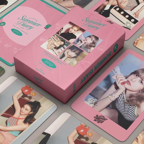 Blackpink 55 Photocards - Edición Summer D 2021