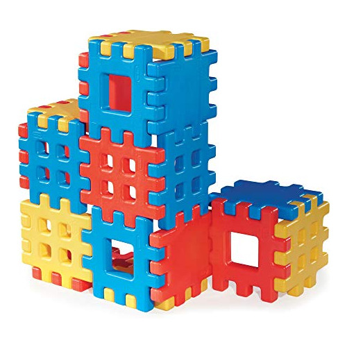Juego De Bloques De Gofres Grandes - 18 Piezas, Azul / ...