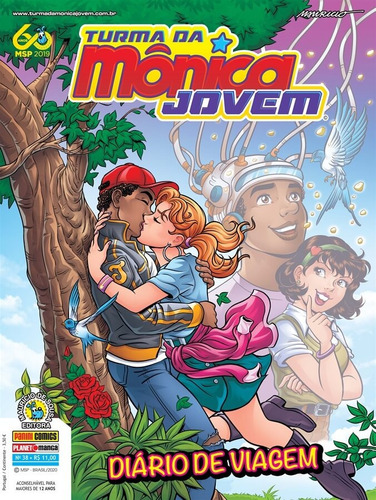 Turma da Mônica Jovem - 38: Diário de Viagem, de Mauricio de Sousa. Editora Panini Brasil LTDA, capa mole em português, 2020