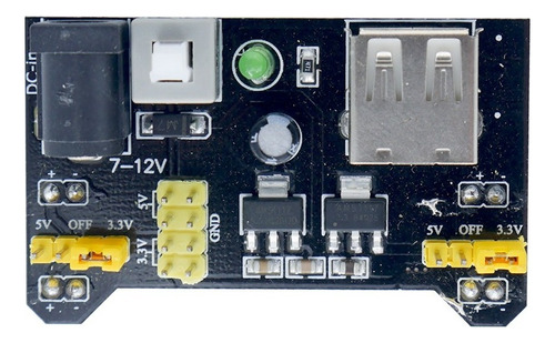 Fuente De Alimentacion Para Protoboard 5v 3.3v Mb102 Arduino