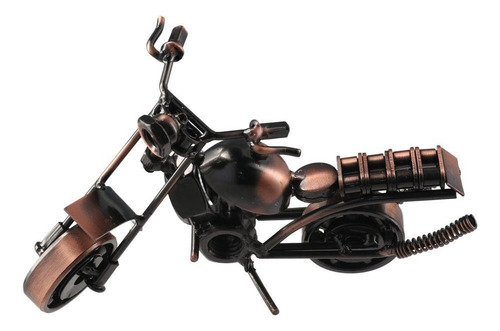 Modelo De Motocicleta, Escultura De Motocicleta De Bronce He