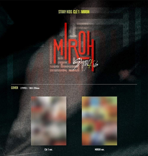 Stray Kids - Cle 1 Miroh (random Cover) Import Cd Nuevo