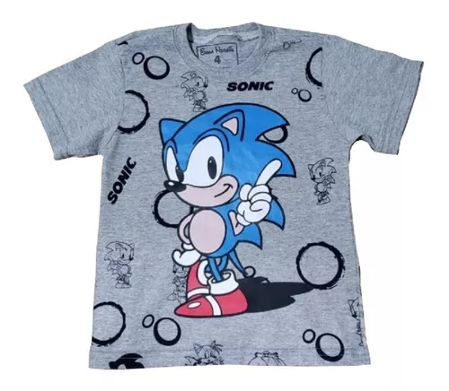 Fantasia Sonic (camiseta Infantil)