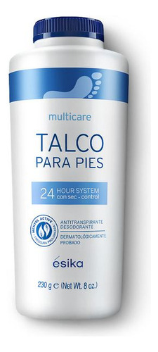 Talco Para Pies Multicare 230gr Esika