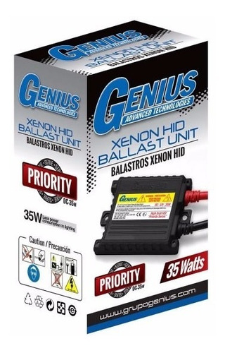 Balastro De Xenón Genius Para Auto - Unidad