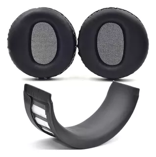 Almohadillas Para Auriculares Sony Ps3/4, Negros/1 Par/cu...