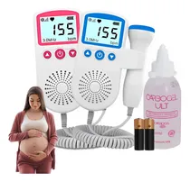 Comprar Sonar Fetal Doppler Ouvir Bebê + Pilhas E Gel Ultrassom