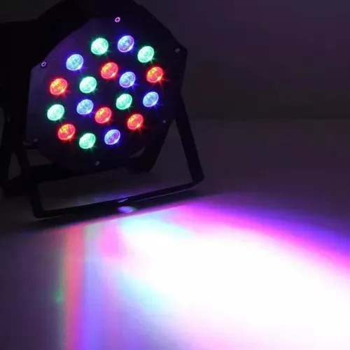 Luz De Discoteca De 18 Led Multicolor Ritmica P-18