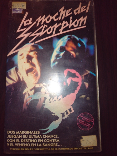 La Noche Del Escorpión Vhs De Terror Para Coleccionistas