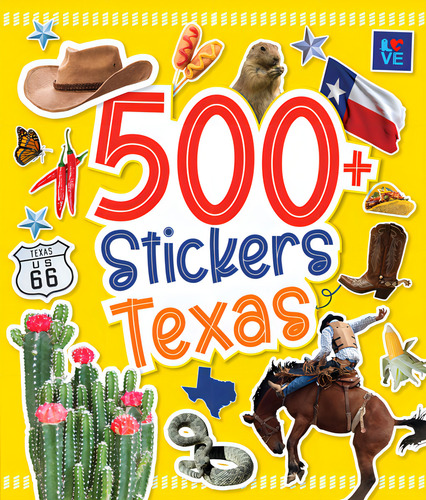 500 Stickers Texas, De Duopress Labs. Editorial Duopress En Inglés, 2023