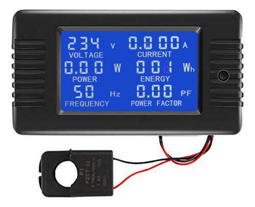 Monitor Uso Electricidad Cc 100 Pantalla Lcd Multimetro