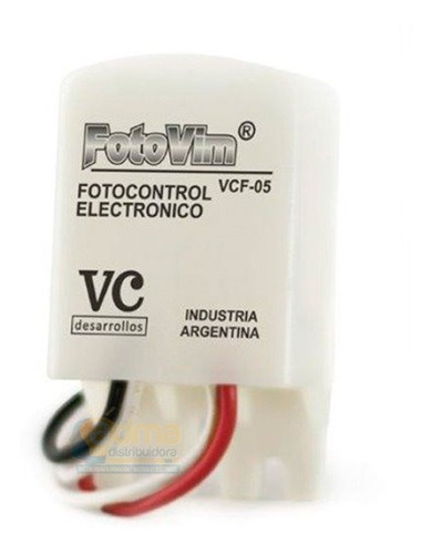 Fotocelula Electrica Fotocontrol Vc 4 Cables Apto Led