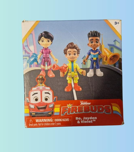 Set De Figuras Disney Firebuds Bo, Jayden & Violet