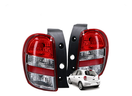 Par Faroles Traseros Nissan March  2012/2015