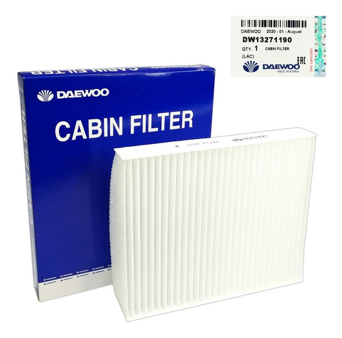Imagen 2 de 6 de Filtro Aire Acondicionado Cruze Sonic Daewoo