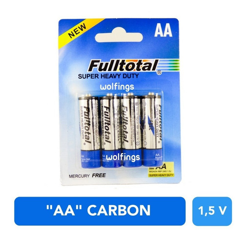 Imagen 1 de 9 de 4 Pilas Aa Super Heavy Duty Carbon Control Tester Relojes