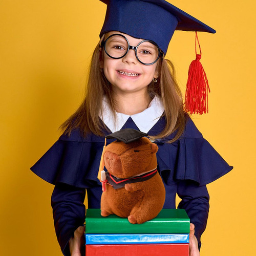 Juguete Capybara Relleno Capybara Graduación Capybara Doll T