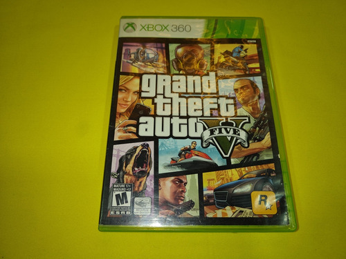 Grand Theft Auto 5 Xbox 360 Con Manual Y Mapa Gta 5 Funciona