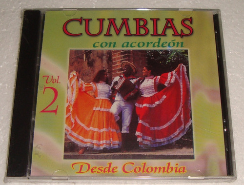 Cumbias Con Acordeon Desde Colombia Vol 2 Cd Sellado / Kktus