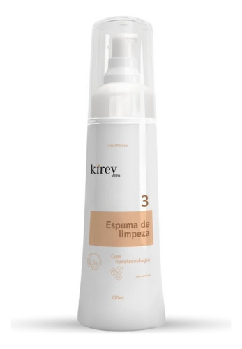 Espuma De Limpeza Passo 03 Kirey Pro - Micropigmentação Tipo de pele Todo tipo de pele