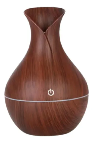 Humidificador Aire Difusor Color Madera 130ml Marrón