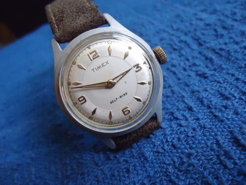 Timex Reloj Automatico Aluminio Vintage Made In Usa