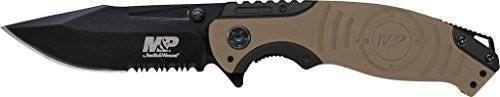 Smith & Wesson M&p Swmp13gls Cuchillo Plegable De Acero Con