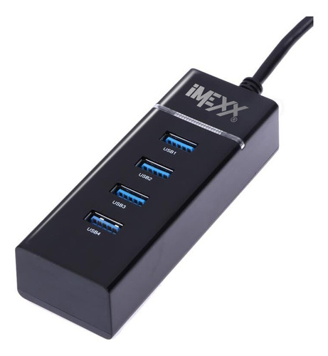 Hub Multiplicador De 4 Puertos Usb Portatil Multipuerto 1x4