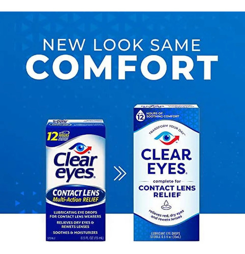 Clear Eyes Gotas Lubricantes Para Ojos 15 Ml