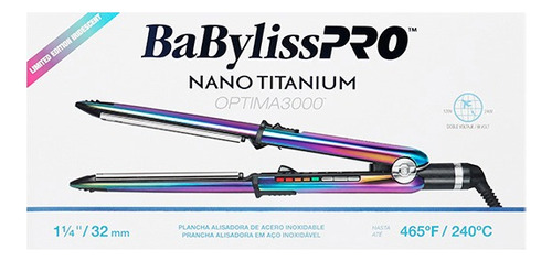 Plancha Optima 3000 1 1/4 Babylisspro Color Tornasol 110v/220v