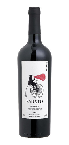 Vinho Fausto De Pizzato Merlot Tinto Seco Mega Promoção