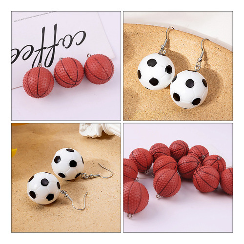 Zx Pulsera Con Colgante De Pelota De Fútbol Y Baloncesto,