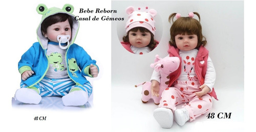 Bebe Reborn Gemeos 48cm Boneca Girafa Linda Presente Mercado Livre Bebe Reborn Gemeos 48cm Boneca Girafa Linda Presente Mercado Livre