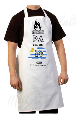 Delantal Personalizado Para Caballero Regalo Día Del Padre