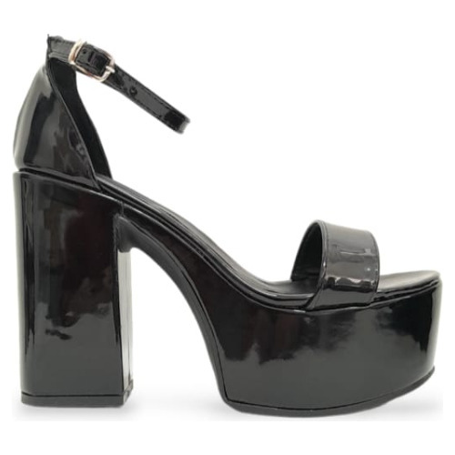 Imagen 4 de 4 de Sandalias Sasha Charol Black