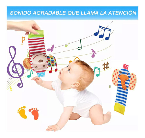 Np Sonajeros For Calcetines De Bebé, Juguete De