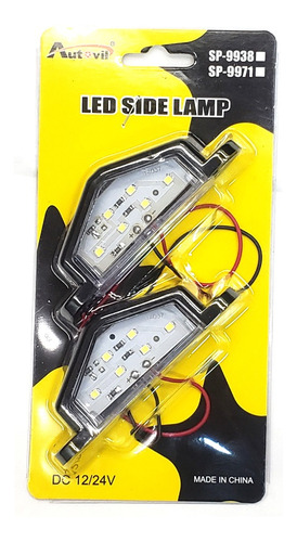 Farol Faro Matricula Led Blanco 12/24v