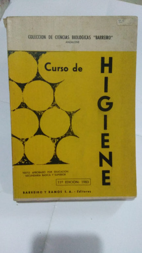 Curso De Higiene. Dra. Cantoni De Anzalone