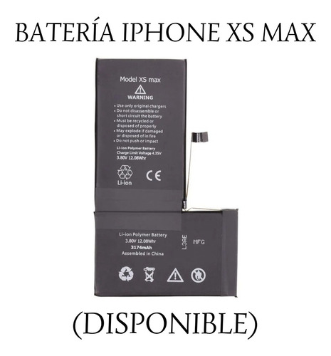 Baterías iPhone XS Max. Al Mayor Y Detal.