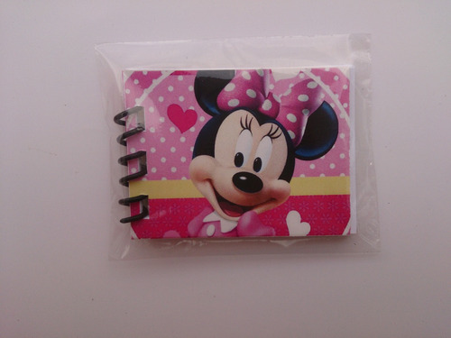 Mickey Minnie Libreta De Notas Fiesta Cotillon Piñata Regalo