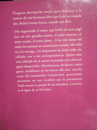 El Libro Del Amor Poesía Amorosa Universal / Arráiz Lucca