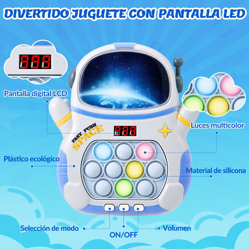 Pop It Electronico Fidget Toys Push Pop Game Bubble Juguetes