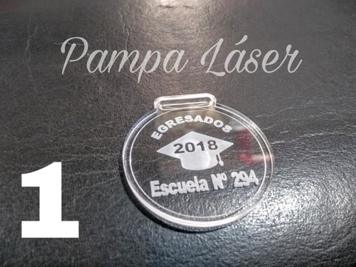 40 Medallas Souvenir Egresados Personalizable Acrílico Laser