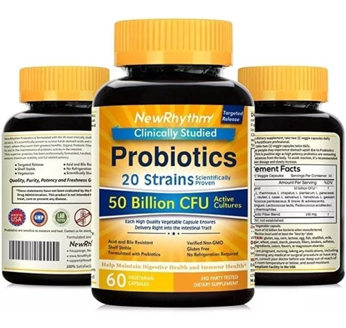 Probióticos 50 Billones Cfu Newrhythm - L a $121950
