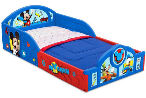 Cama Infantil 2 en 1 play área con colchón Mickey Mouse Delta Children